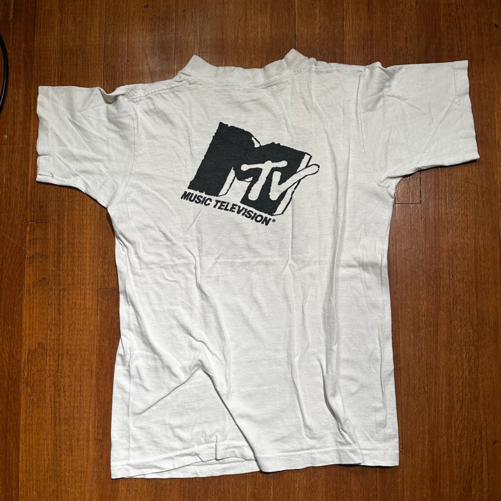 MTV White Short Sleeve Tee